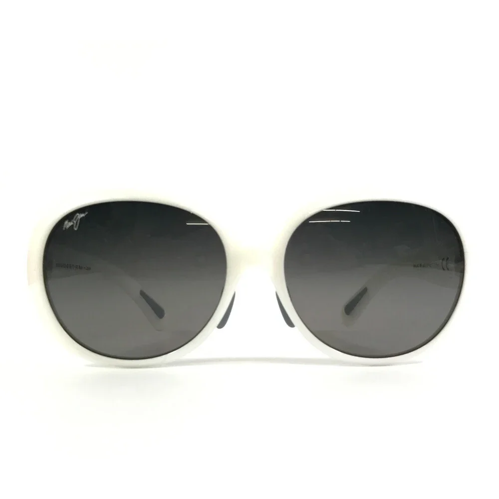 Maui Jim Sunglasses Frames NAHIKU MJ436-05 White Pearl w/ Neutral Gray Lenses
